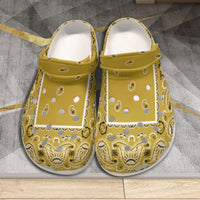 Women's Gold Classic Bandana Clogs