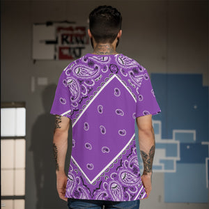 YAP - Men's Tilted Grape OG Bandana  TShirt