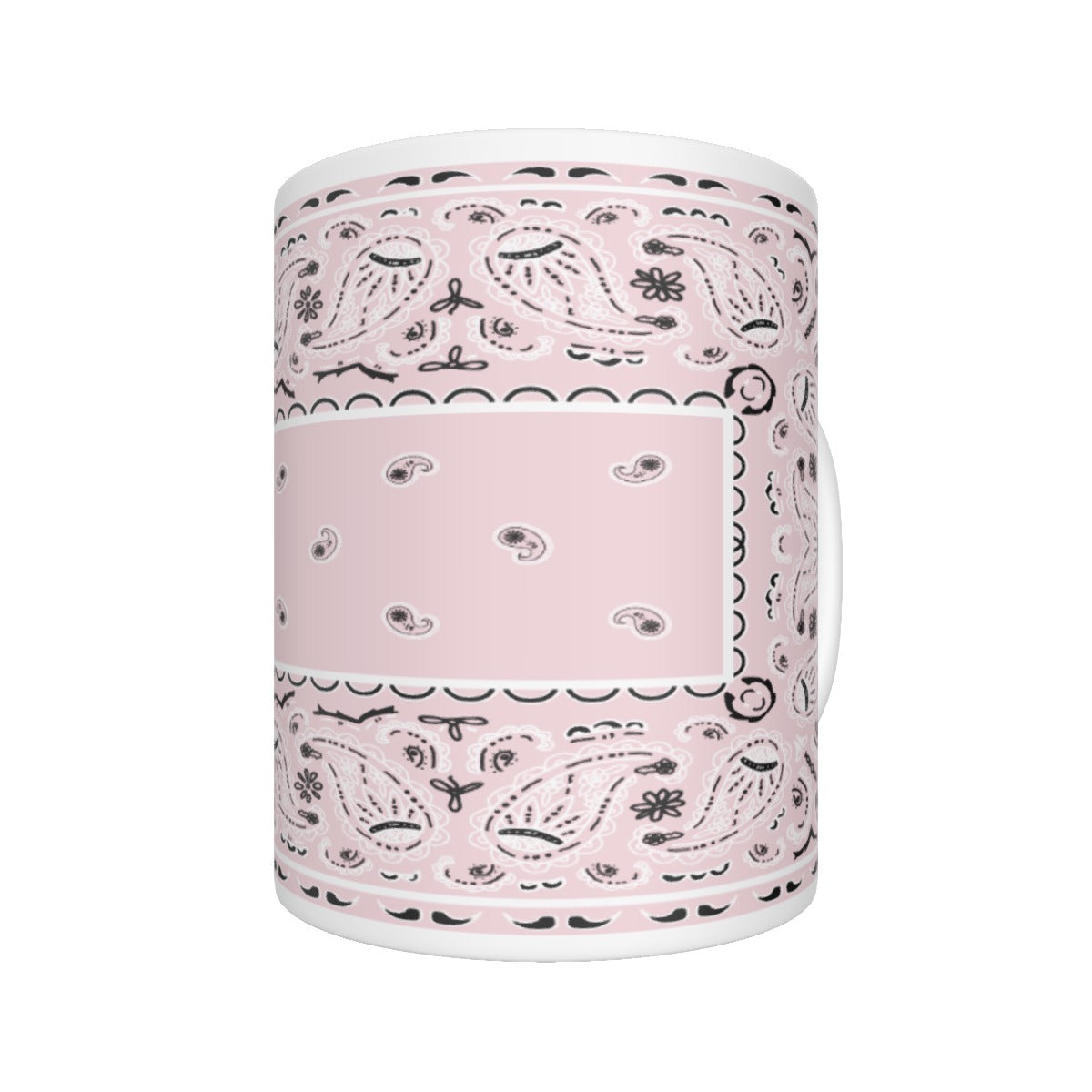CM -Light Pink Rectangle Bandana Coffee Mug