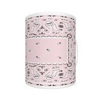 CM -Light Pink Rectangle Bandana Coffee Mug