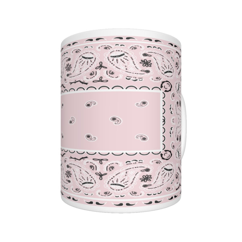 CM -Light Pink Rectangle Bandana Coffee Mug