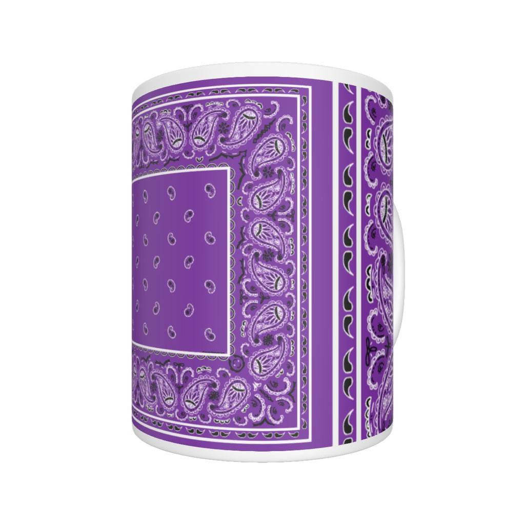 CM - Pretty Purple Bandana Coffee Mug