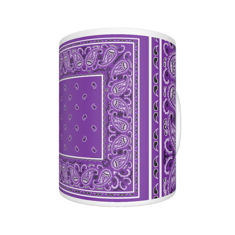 CM - Pretty Purple Bandana Coffee Mug