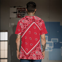 YAP - Men's Tilted Red OG Bandana TShirt