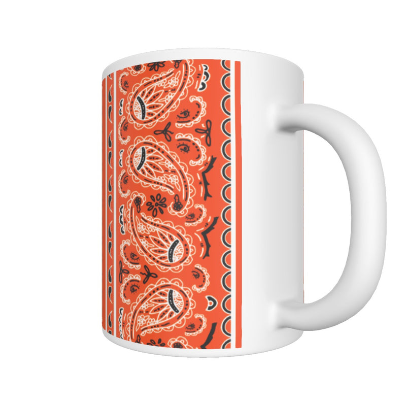 CM - Bright Orange Bandana Coffee Mug