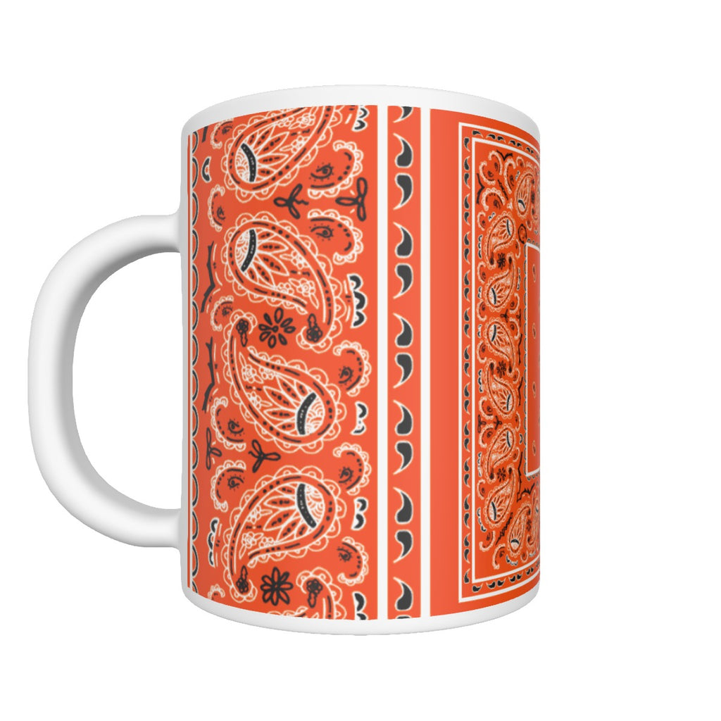 CM - Bright Orange Bandana Coffee Mug