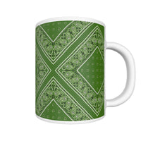 CM - Green Diamond Bandana Coffee Mug