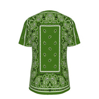 YAC - Men's BBC Green Bandana T Shirt