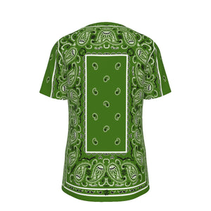 YAC - Men's BBC Green Bandana T Shirt