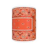 CM - Perfect Orange Rectangle Bandana Coffee Mug