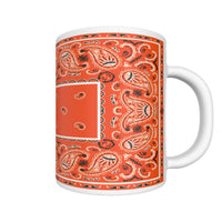 CM - Perfect Orange Rectangle Bandana Coffee Mug