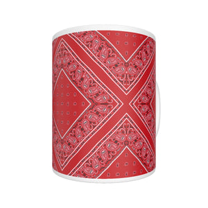 CM - Red Diamond Bandana Coffee Mug