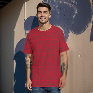 YAP - Men's Bandana4 Red and Black TShirt