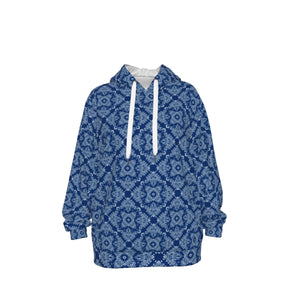 Unisex Cotton PO Hoodie-Royal Blue Bandana2