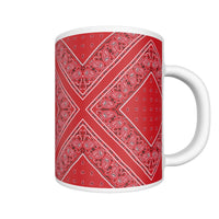 CM - Red Diamond Bandana Coffee Mug