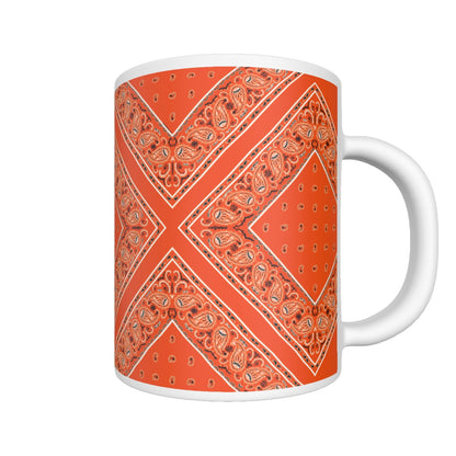 CM - Perfect Orange Diamond Bandana Coffee Mug