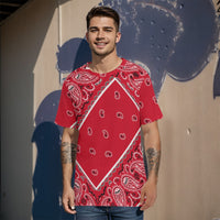 YAP - Men's Tilted Red OG Bandana TShirt