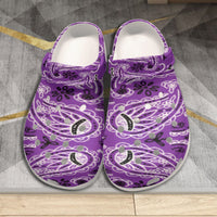 Men's Grape Classic Big Bandana Clogs