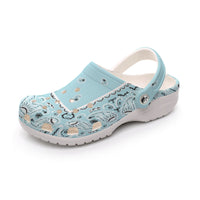 Men's Lt Blue Classic Bandana Clogs