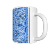 CM - Beautiful Blue Bandana Coffee Mug