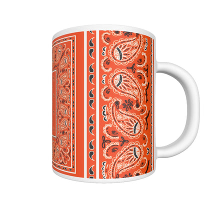 CM - Bright Orange Bandana Coffee Mug