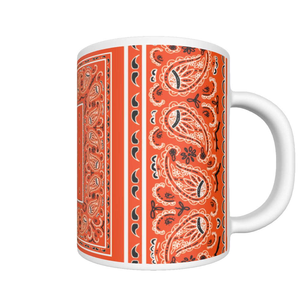 CM - Bright Orange Bandana Coffee Mug