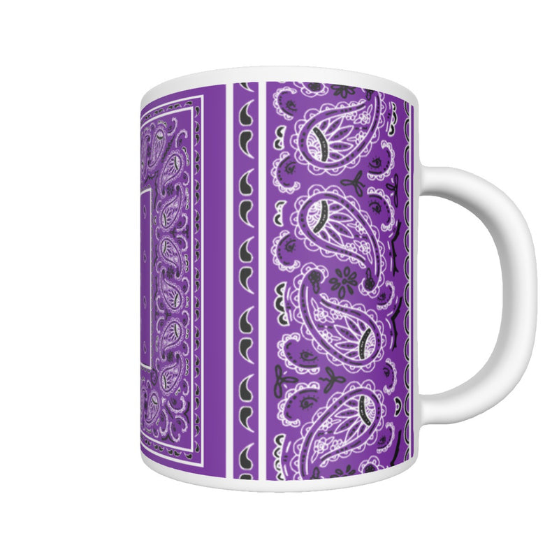 CM - Pretty Purple Bandana Coffee Mug