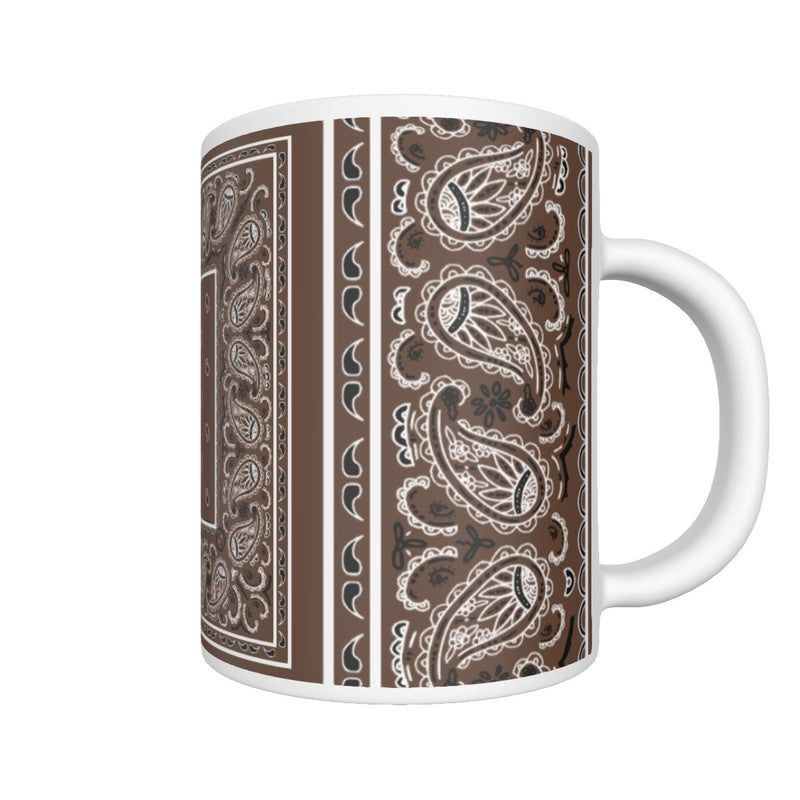 CM - Coffee Brown Bandana Coffee Mug