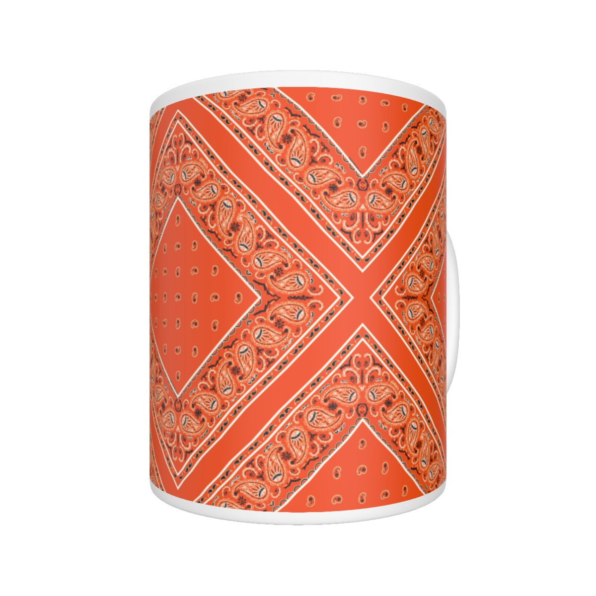 CM - Perfect Orange Diamond Bandana Coffee Mug