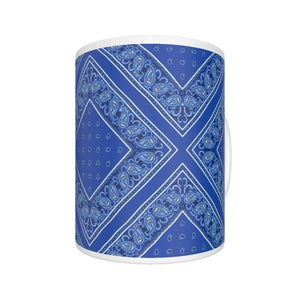CM - Beautiful Blue Diamond Bandana Coffee Mug