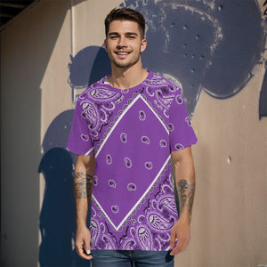 YAP - Men's Tilted Grape OG Bandana  TShirt