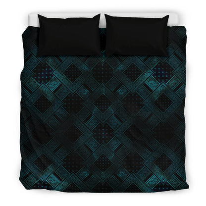 Electric Blues Bandanas DB Duvet Cover Set