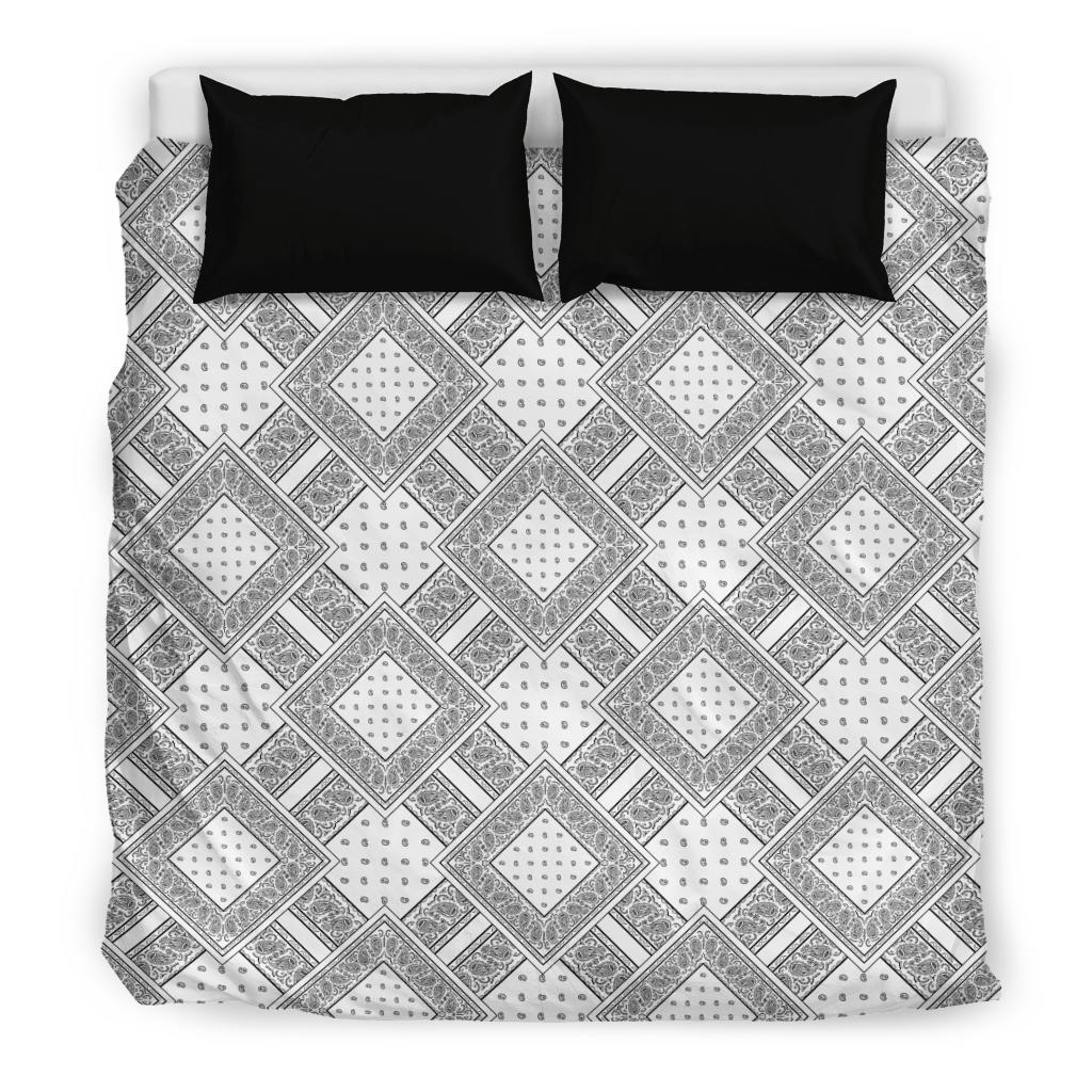 White Bandanas DB Duvet Cover Set