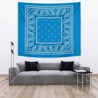 blue bandana tapestry