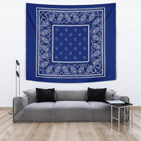 Royal Blue Bandana Tapestry