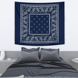 Blue Bandana Tapestry