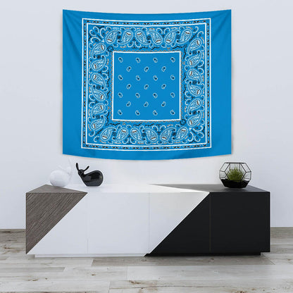 sky blue bandana wall art
