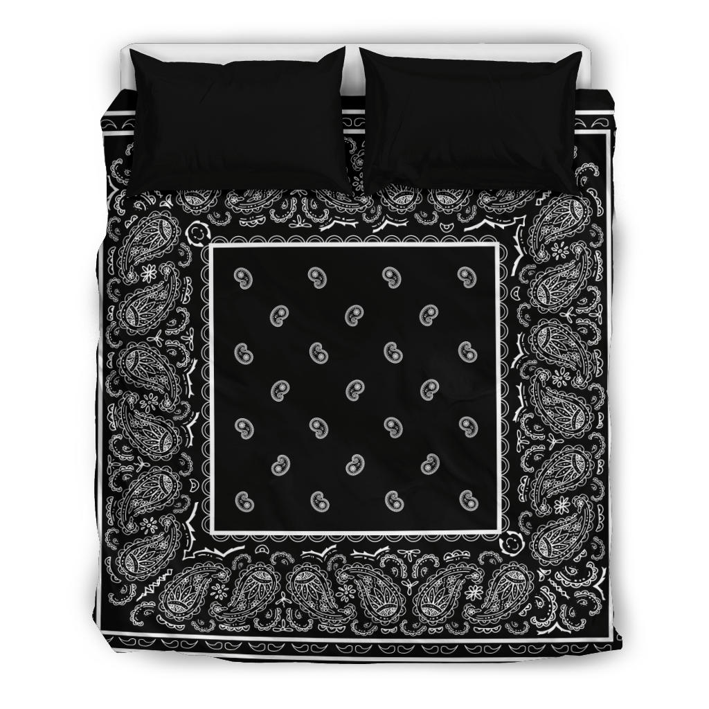 Queen Bandana Duvet Cover Set