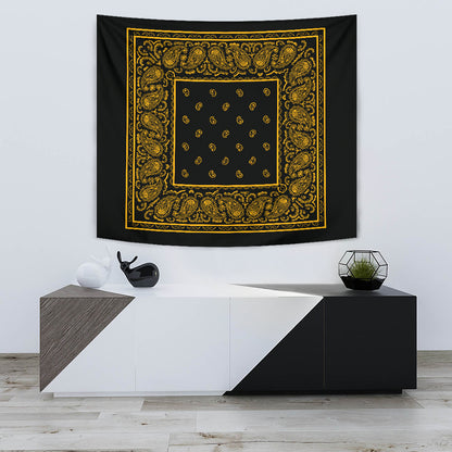 black and gold bandannas