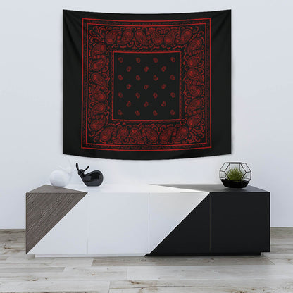 black bandana wall art