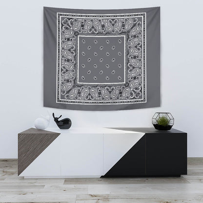 StreetTaps Classic Gray Bandana Tapestry