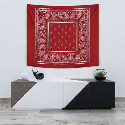 Red Bandana Tapestry