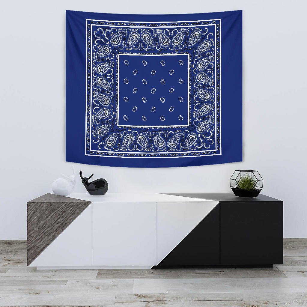 StreetTaps Royal Blue Bandana Tapestry