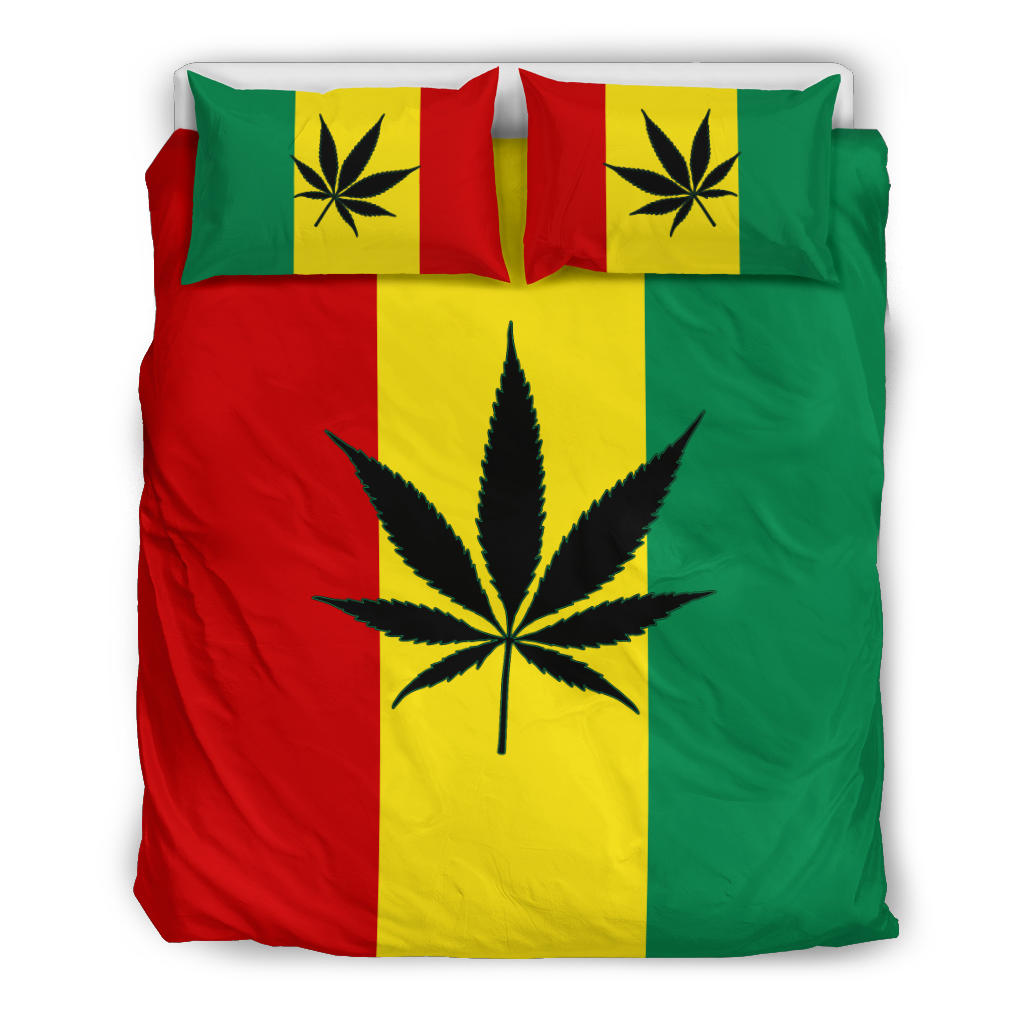 Mary Jane's Rasta Duvet Cover Sets Queen