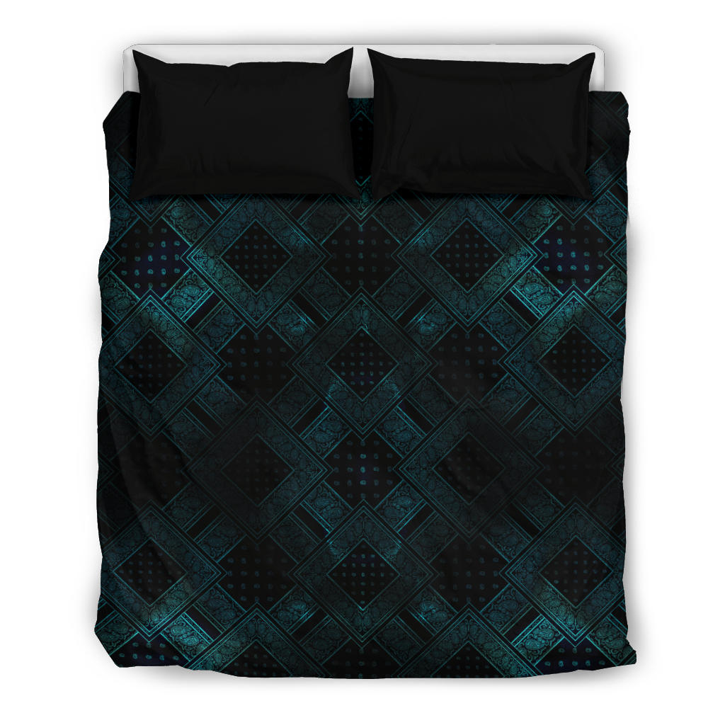 Electric Blues Bandanas DB Duvet Cover Set