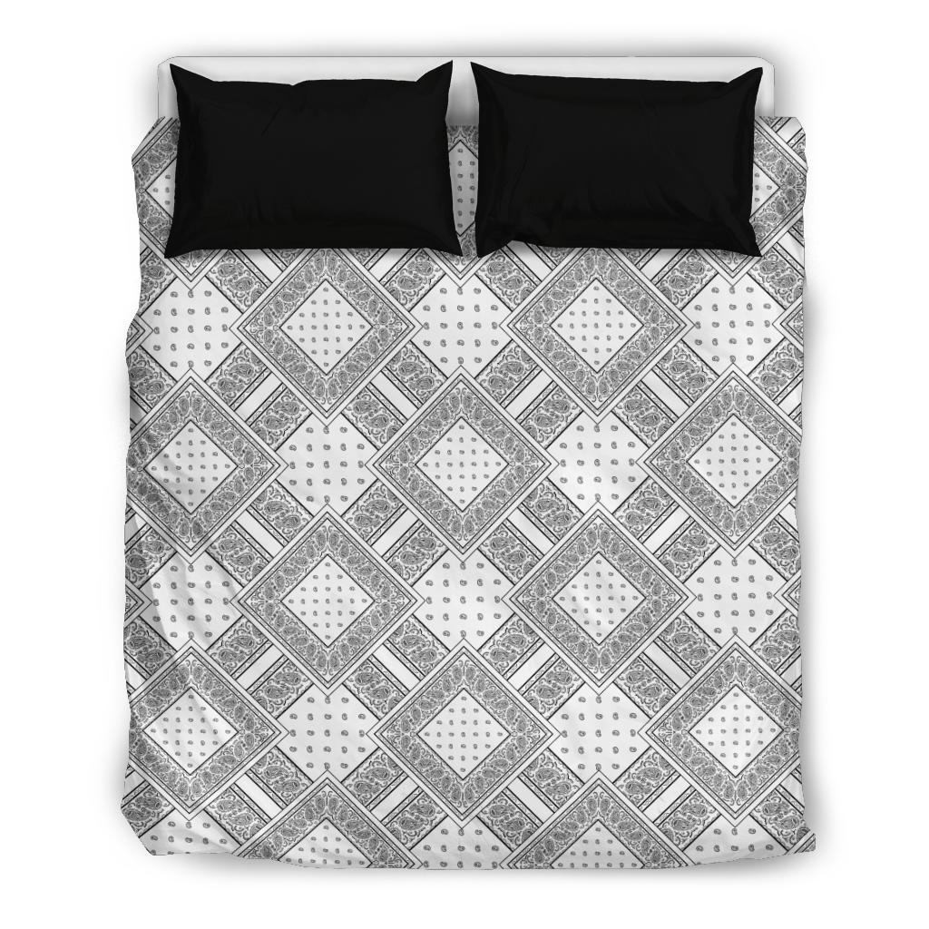 White Bandanas DB Duvet Cover Set