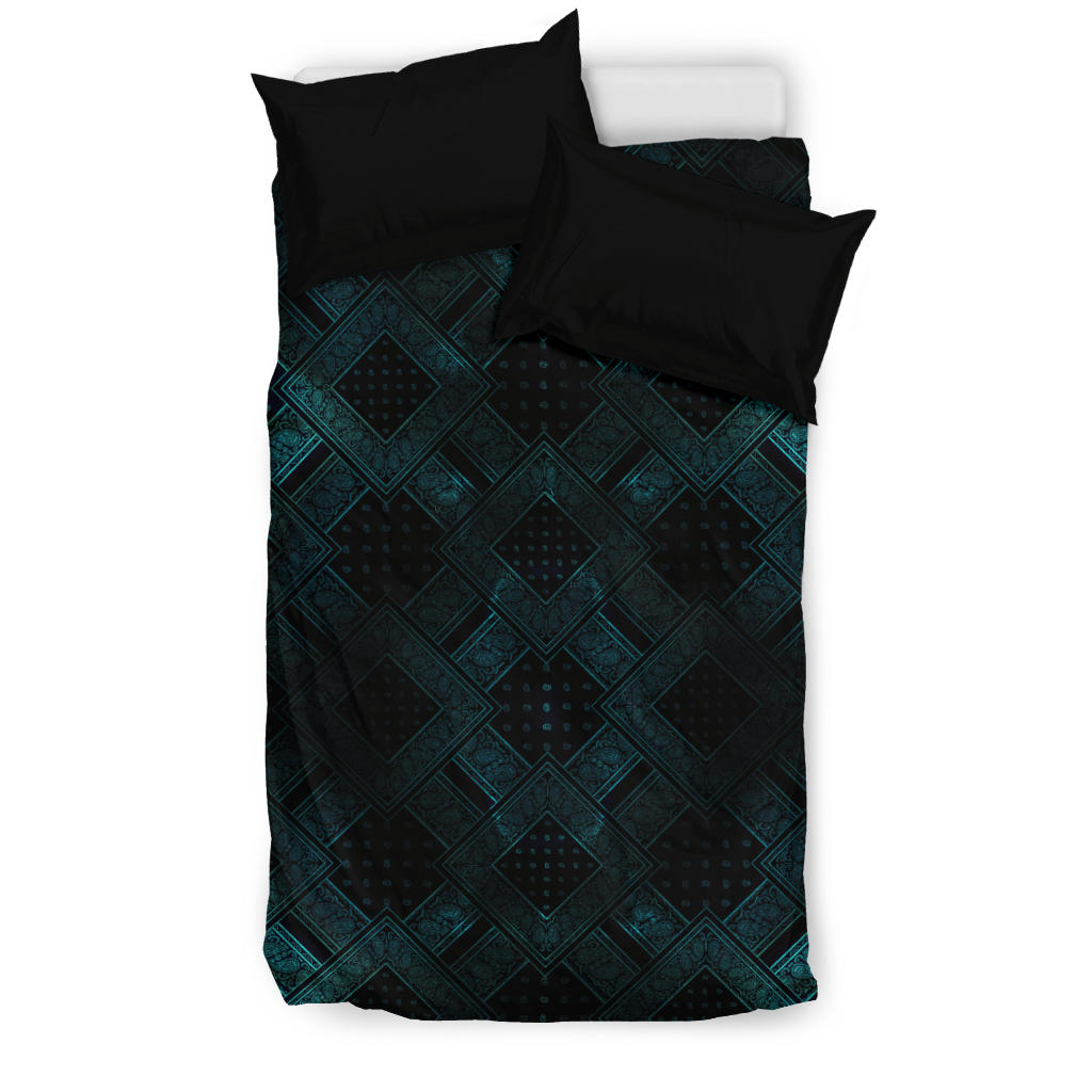 Electric Blues Bandanas DB Duvet Cover Set