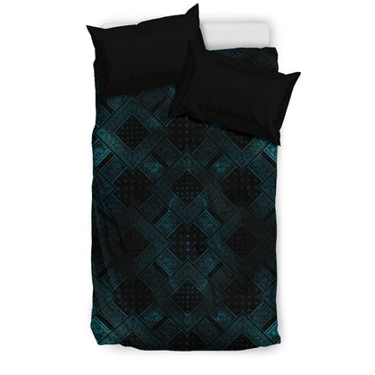 Electric Blues Bandanas DB Duvet Cover Set