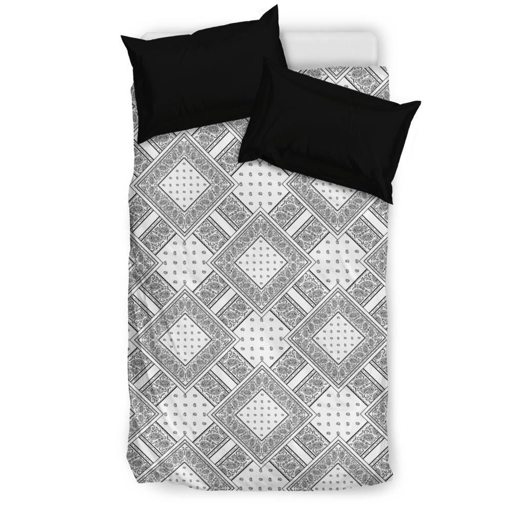 White Bandanas DB Duvet Cover Set