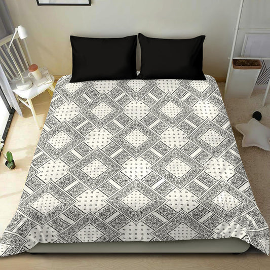 White Bandanas DB Duvet Cover Set
